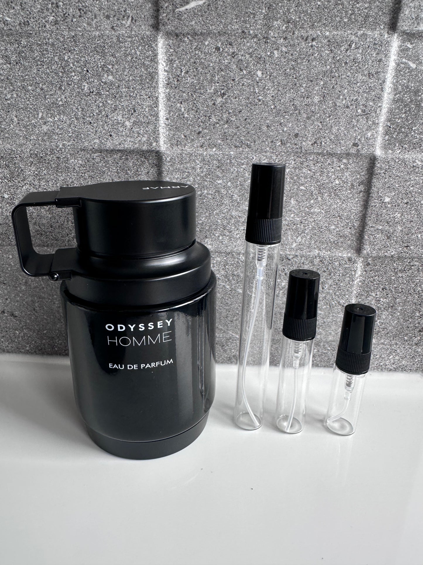 Armaf - Odyssey Homme perfume decant bottle sizes NZ