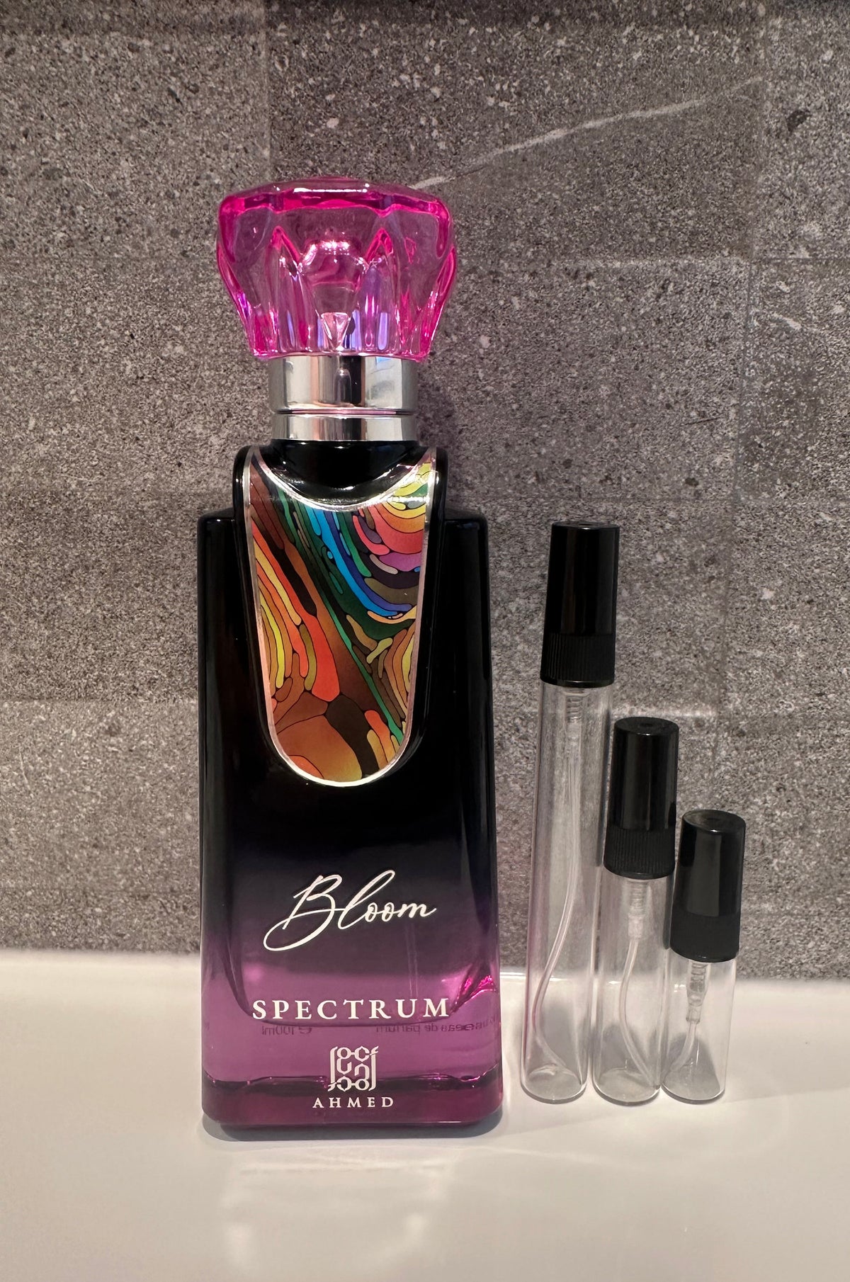 Ahmed Al Maghribi - Bloom Spectrum perfume decant bottle sizes NZ