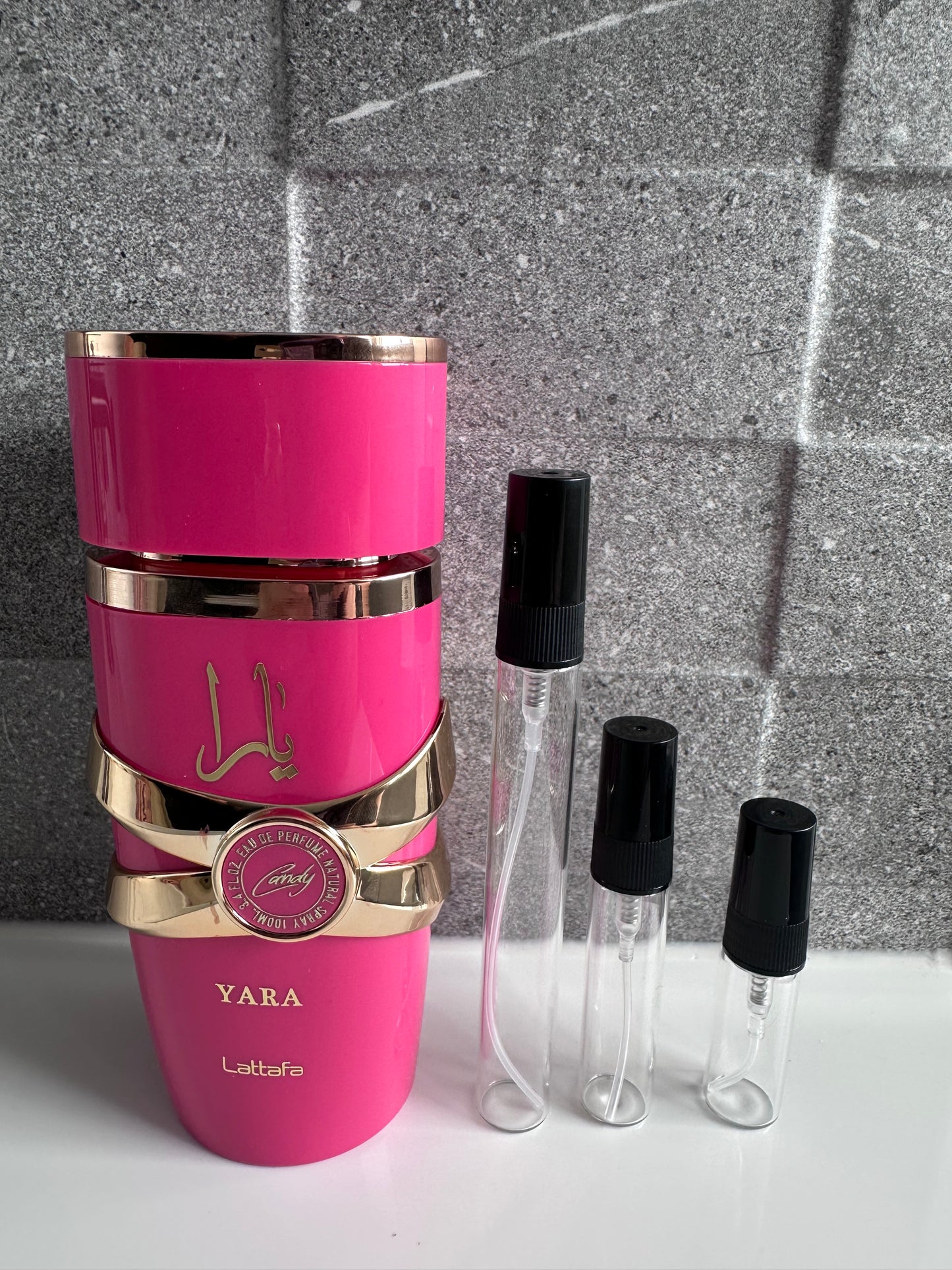 Lattafa - Yara Candy perfume decant bottle sizes NZ