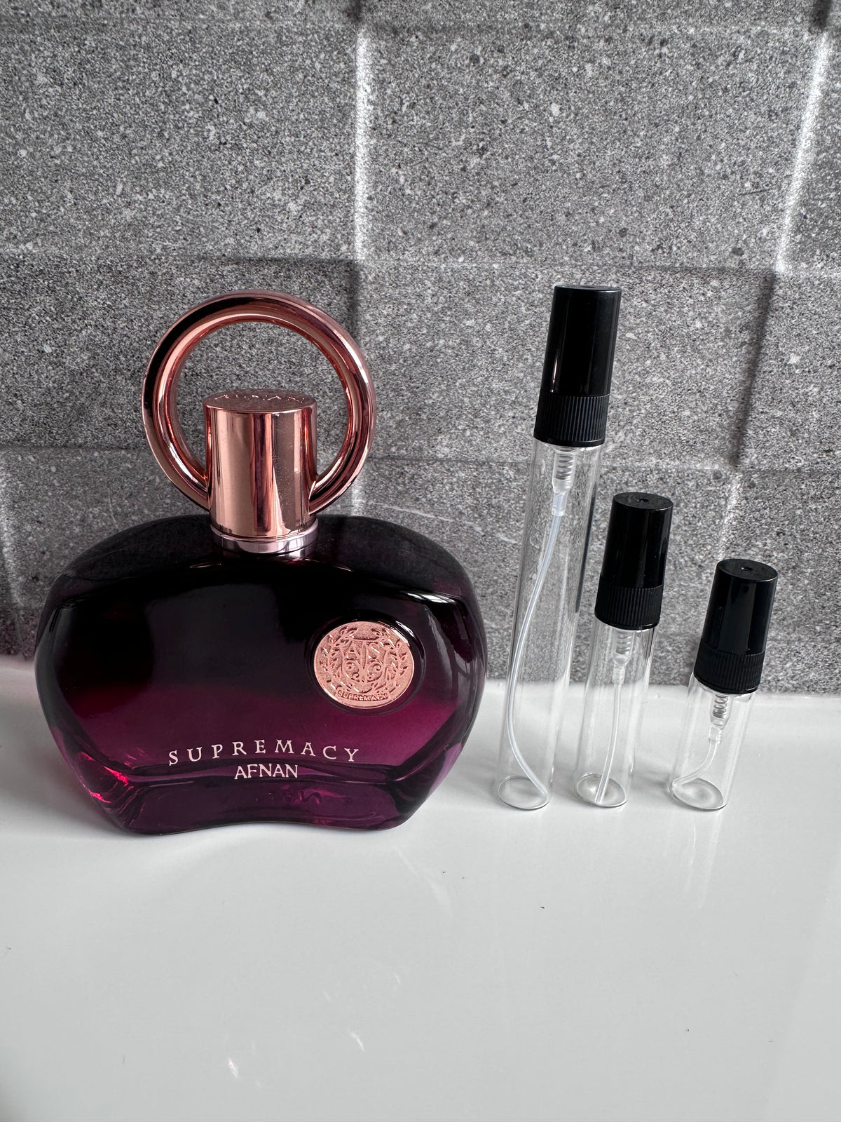 Afnan - Supremacy Purple perfume decant bottle sizes NZ