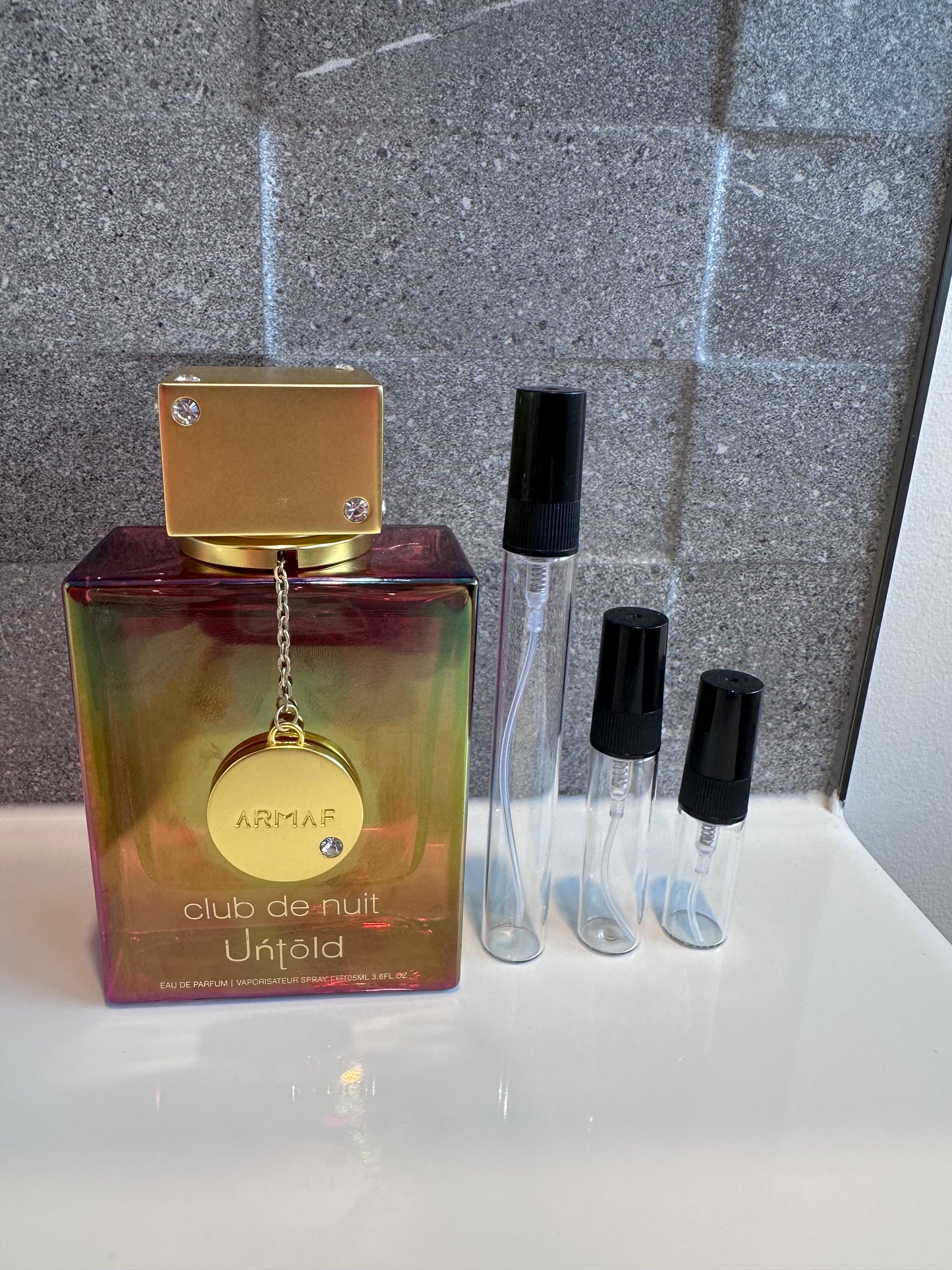 Armaf - Club De Nuit Untold perfume decant bottle sizes NZ
