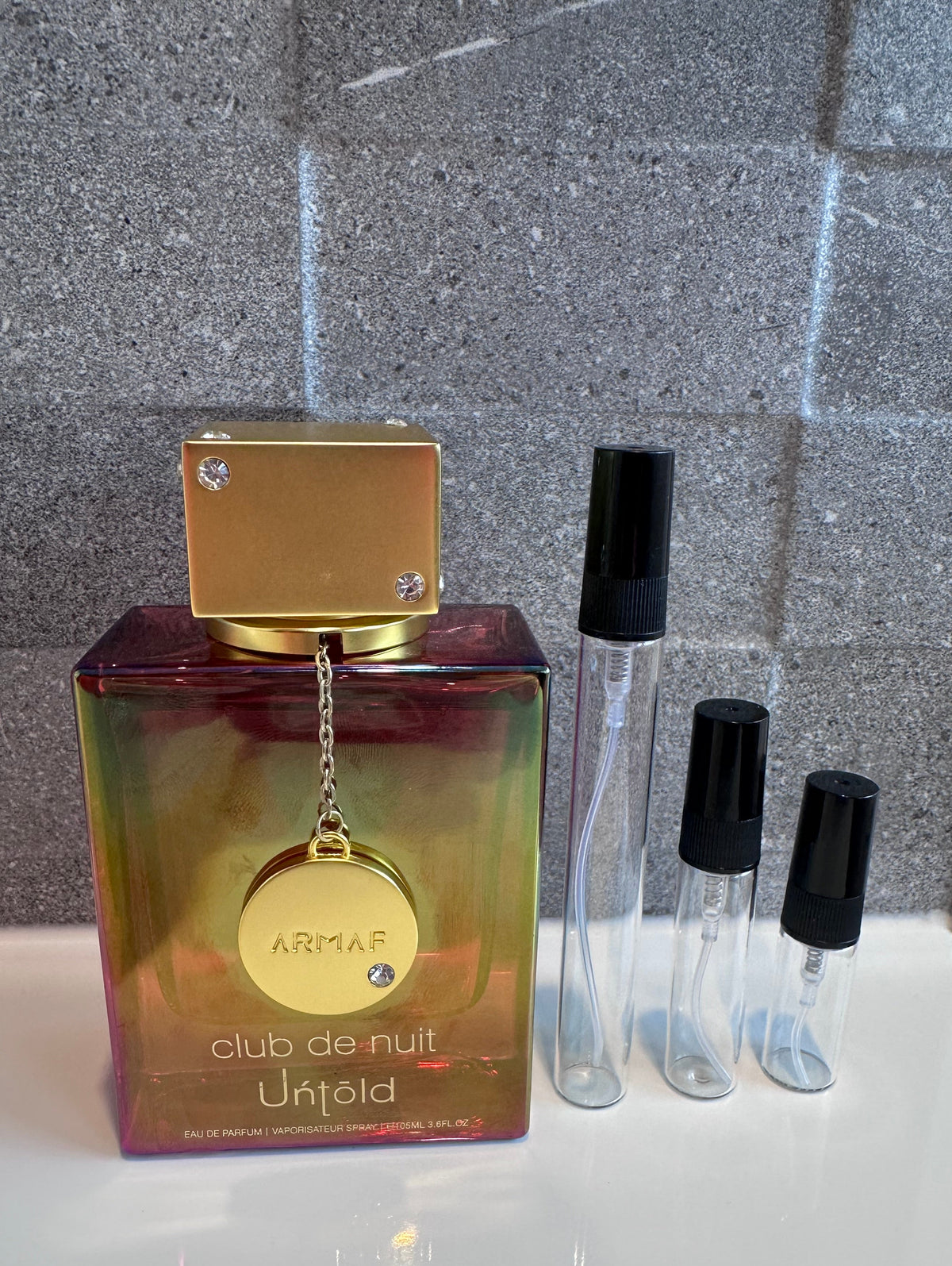 Armaf - Club De Nuit Untold perfume decant bottle sizes NZ