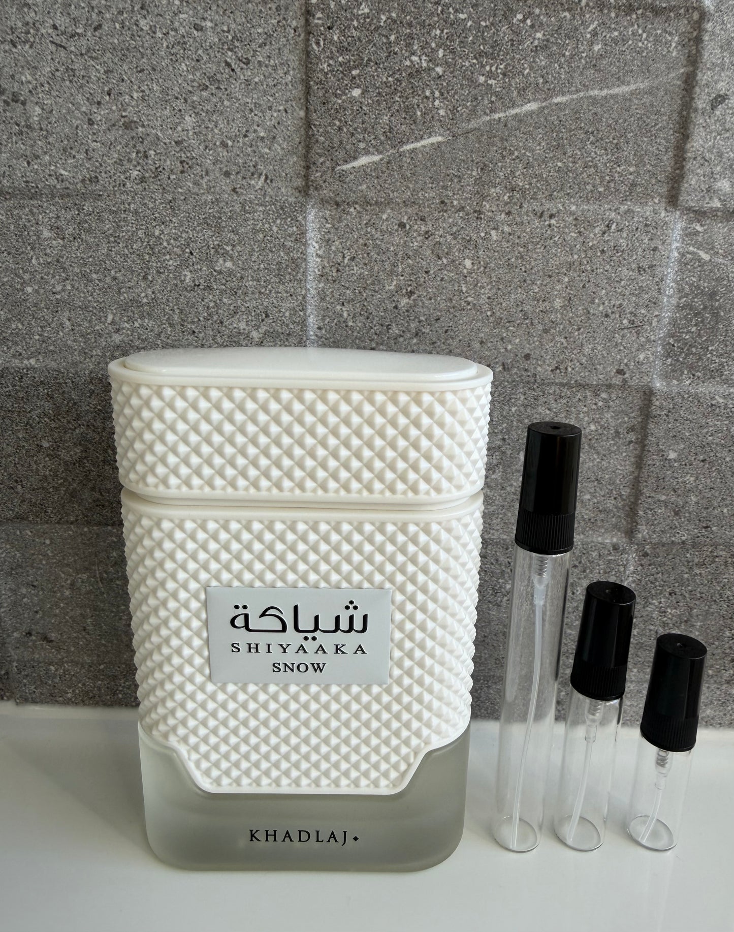 Khadlaj shiyaaka snow Perfume Decant bottle size NZ