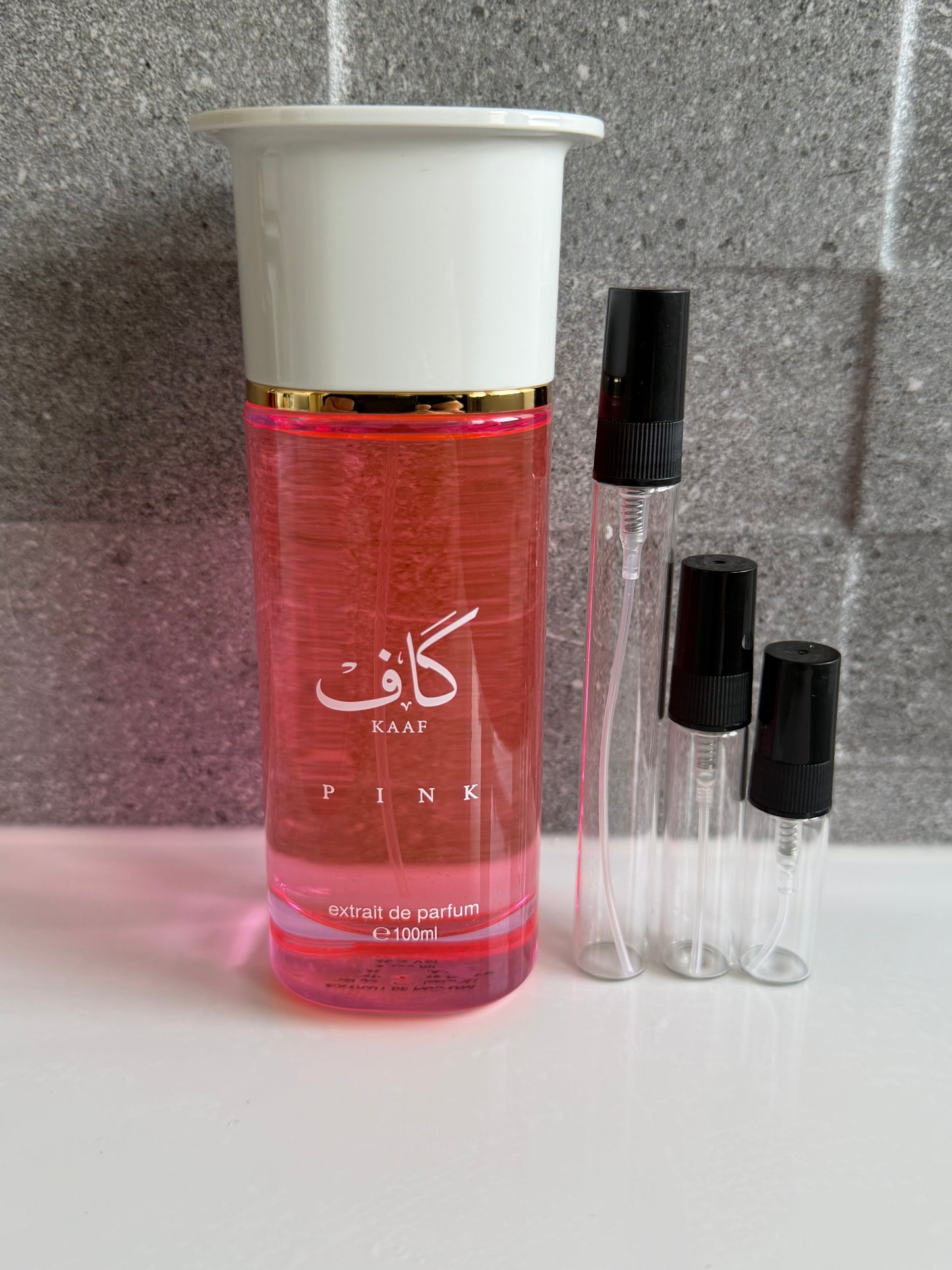 Kaaf pink decant bottle sizes
