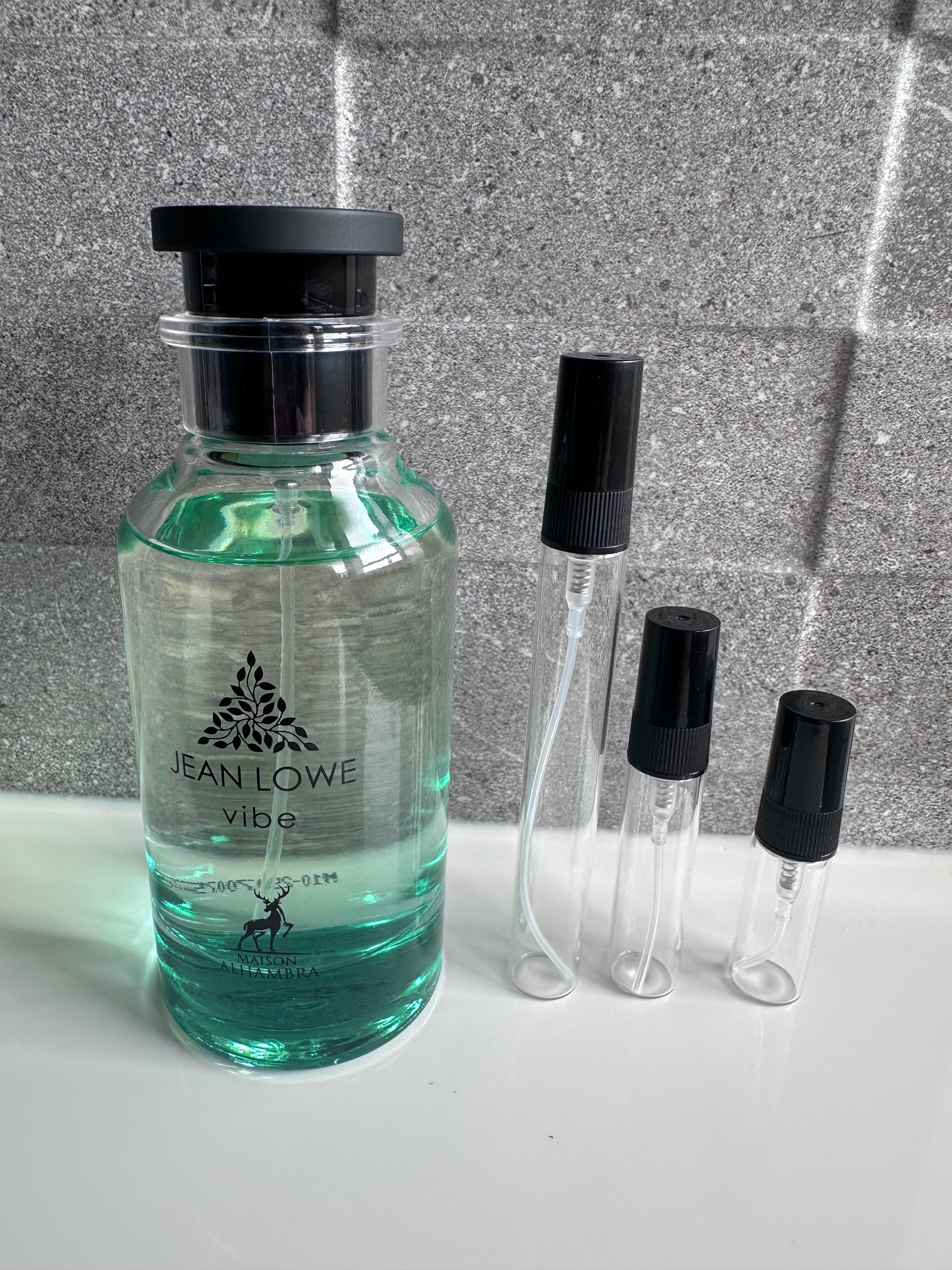 Maison Alhambra - Jean Lowe Vibe perfume decant bottle sizes NZ