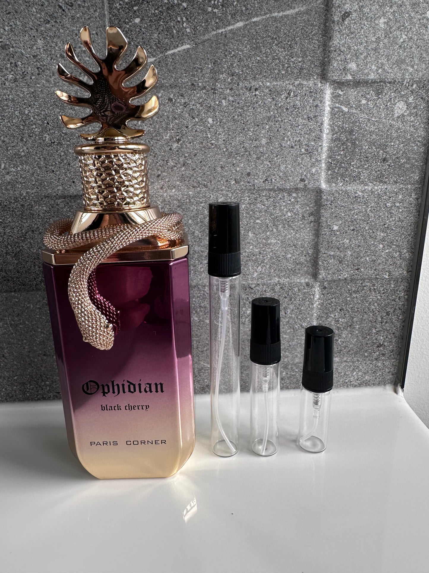 Paris Corner - Ophidian Black Cherry perfume decant bottle sizes NZ