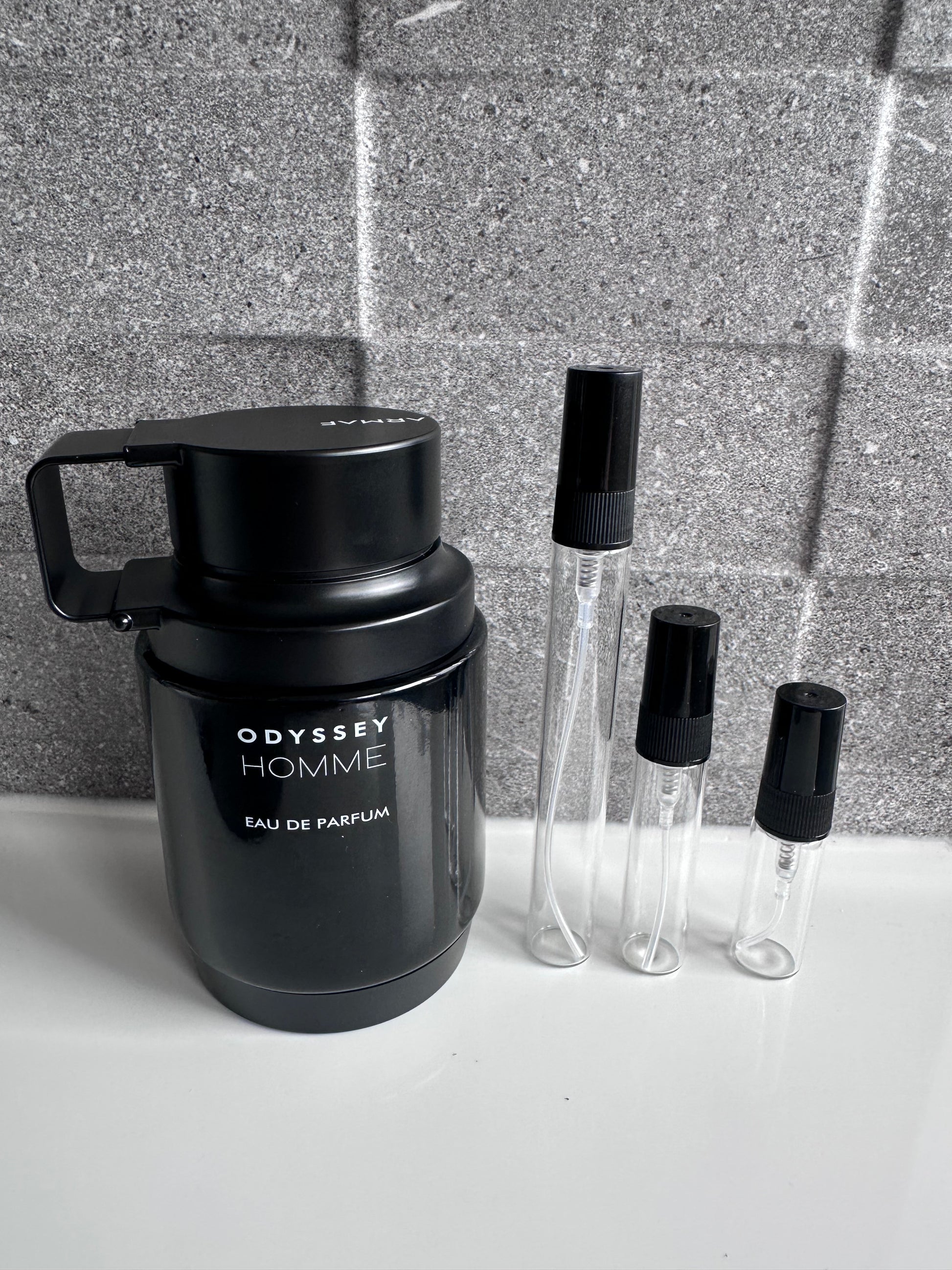 Armaf - Odyssey Homme perfume decant bottle sizes NZ