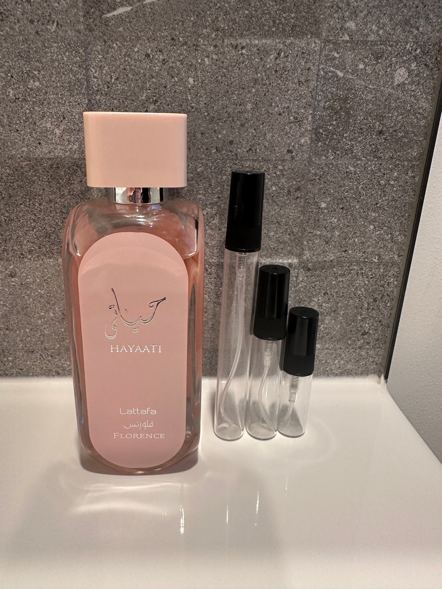 Lattafa - Hayaati Florence perfume decant bottle sizes NZ