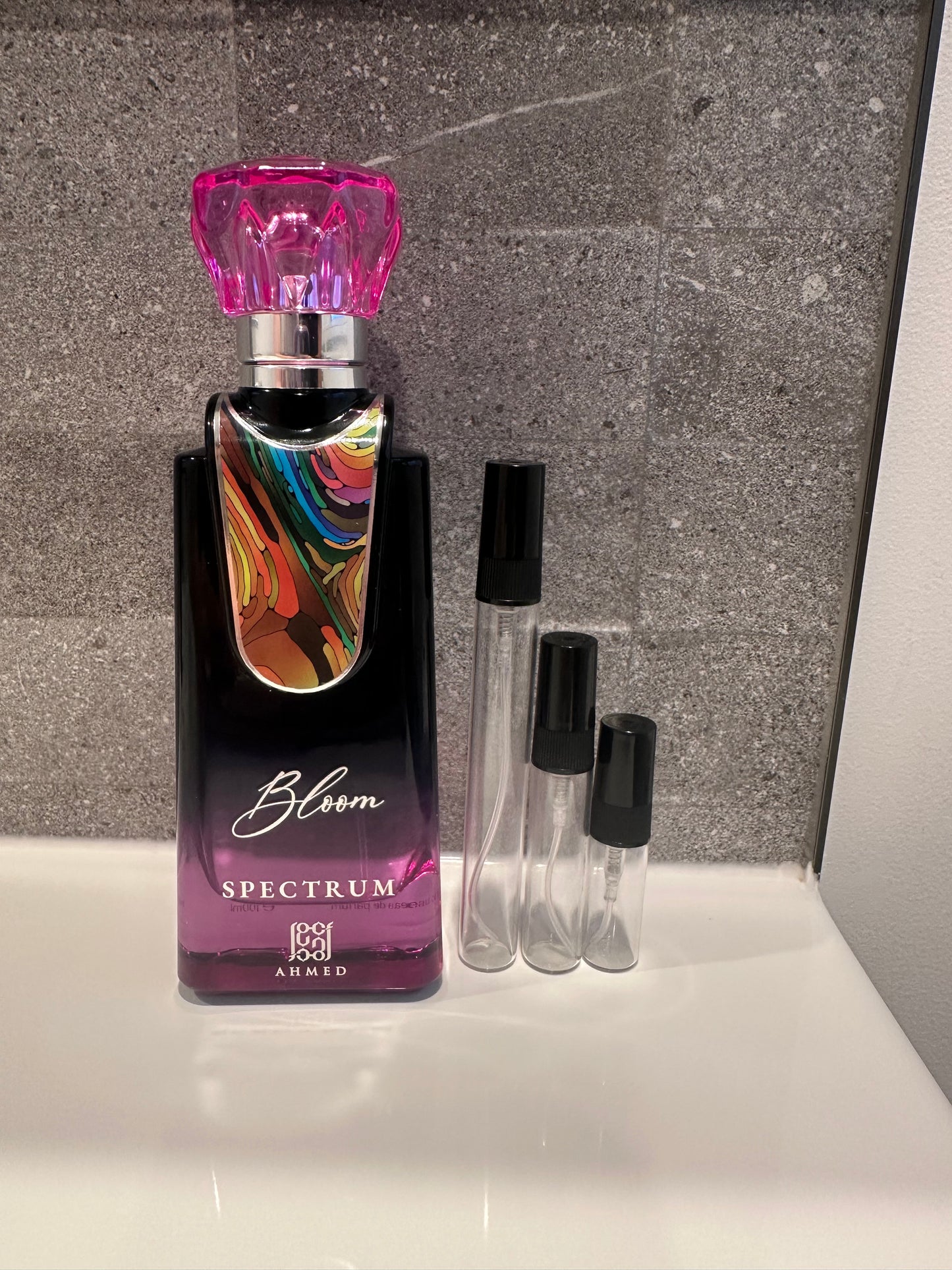 Ahmed Al Maghribi - Bloom Spectrum  perfume decant bottle sizes NZ
