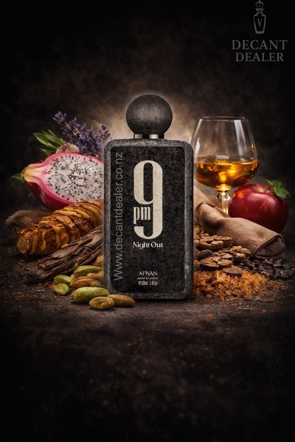 Afnan_9pm_night_out perfume_promo_picture_decant_dealer_created_water_marked