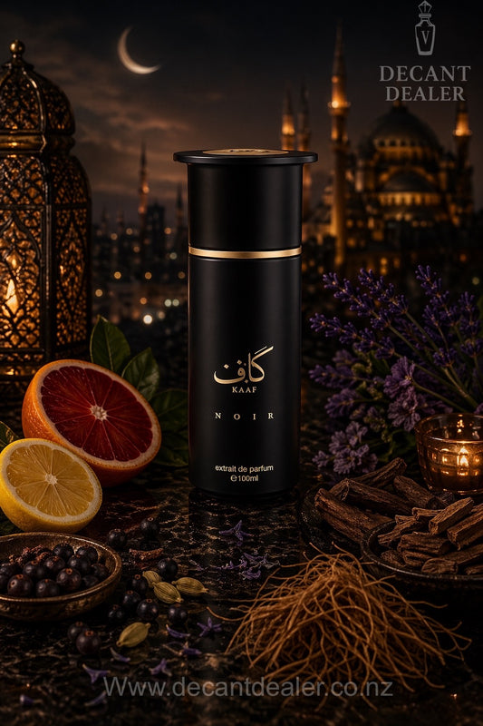 Ahmed AlMaghribi Kaaf Noir perfume Decant Dealer NZ Watermarked