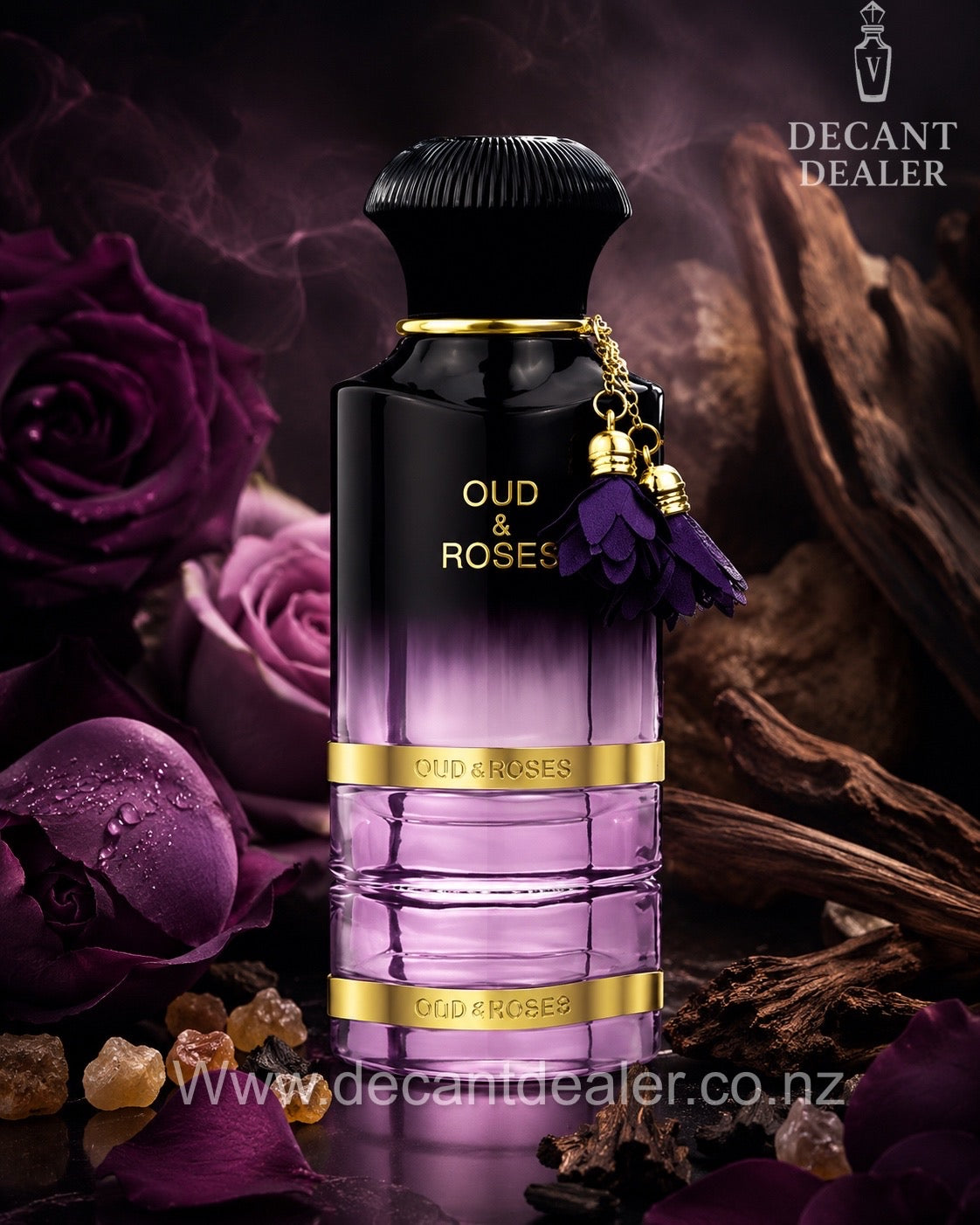 Ahmed Al Maghribi - Oud & Roses Perfume Decant Dealer NZ Watermarked