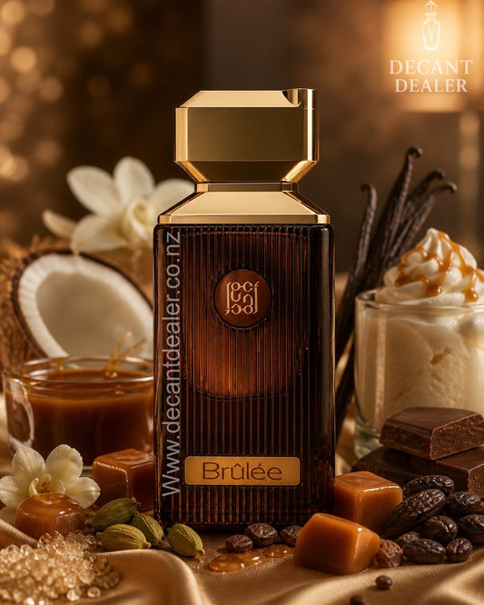Ahmed Al Maghribi Brulee perfume created by Decant Dealer NZ watermarked