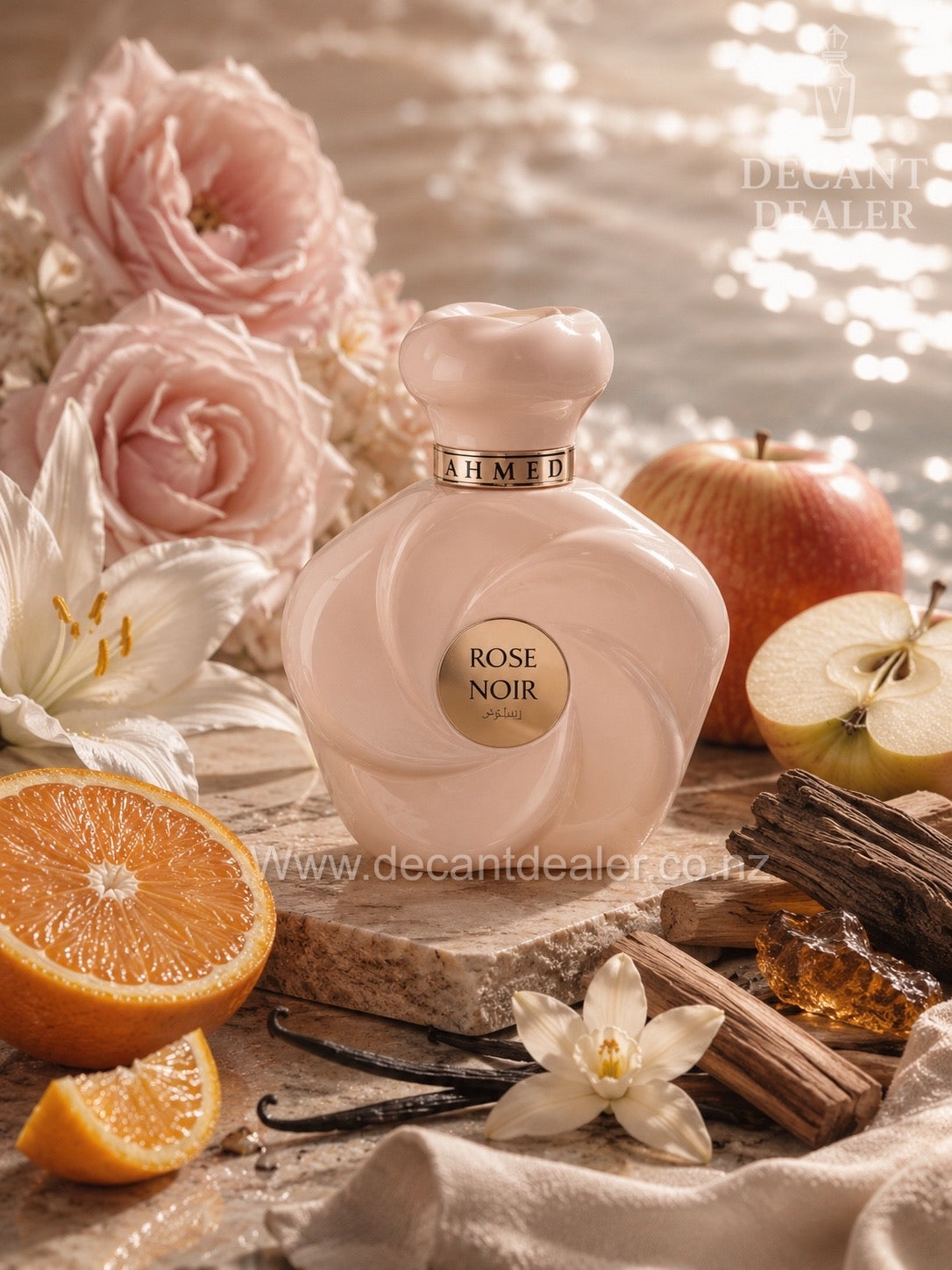 Ahmed Al Maghribi rose noir perfume decant dealer NZ promo