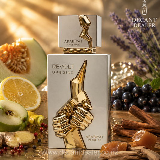 Arabiyat prestige revolt uprising perfume decant dealer nz promo