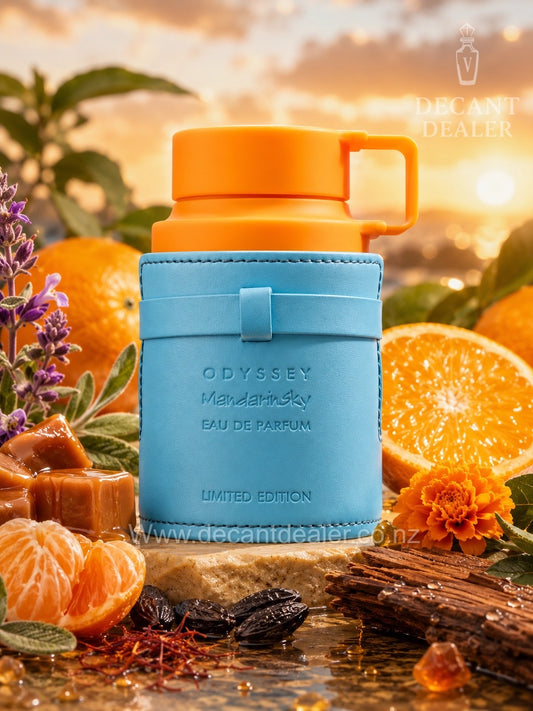 Armaf Odyssey Mandarin Sky perfume decant dealer nz promo