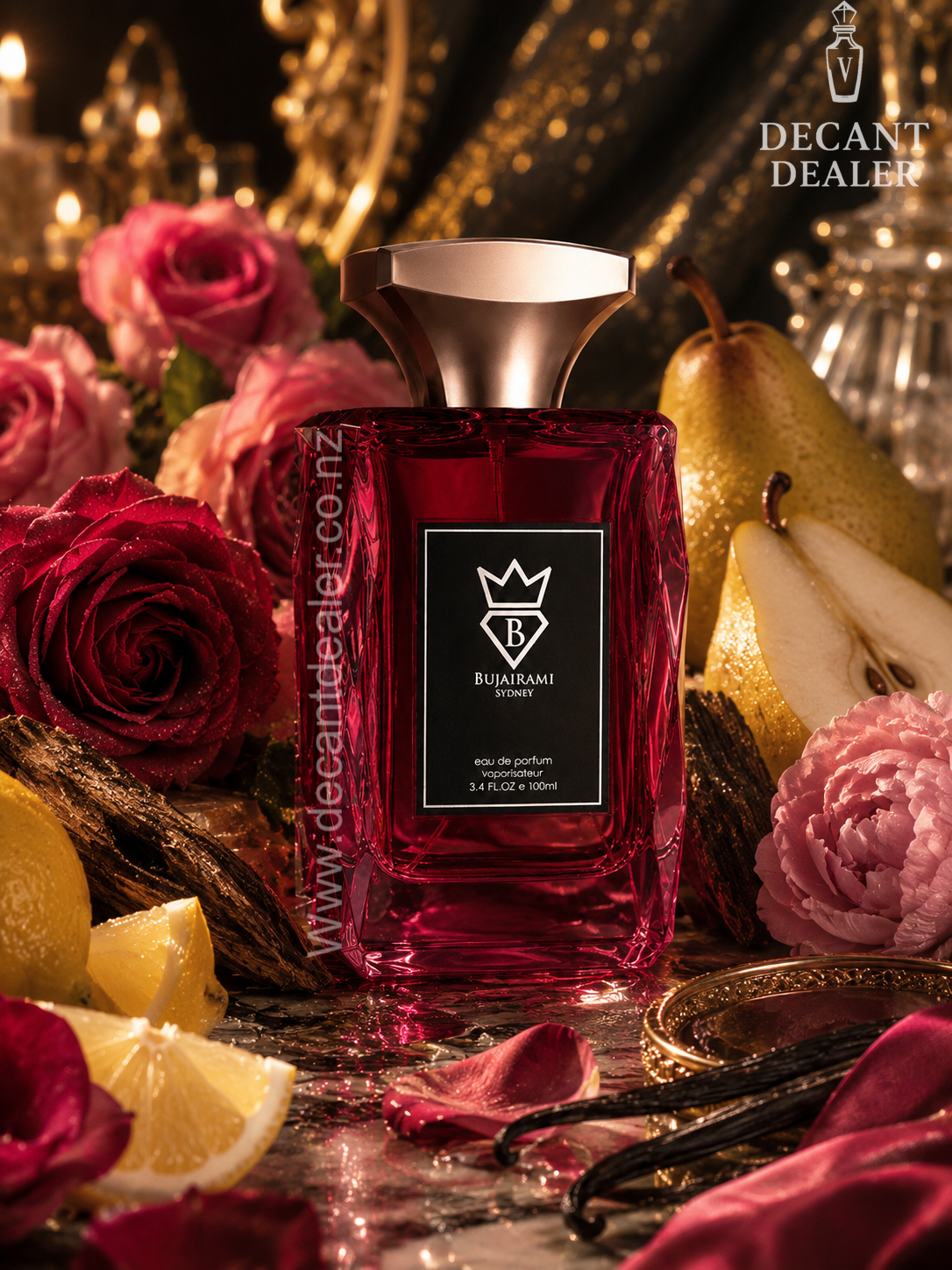 Bujairami Rose bush perfume decant dealer NZ promo pic 
