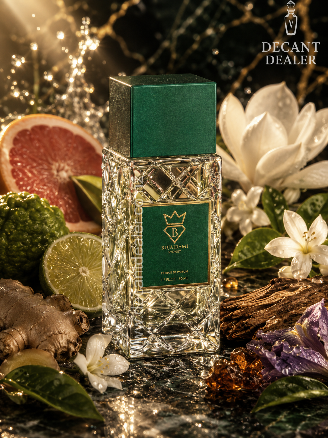 Bujairami Vibration perfume decant dealer NZ promo pic 
