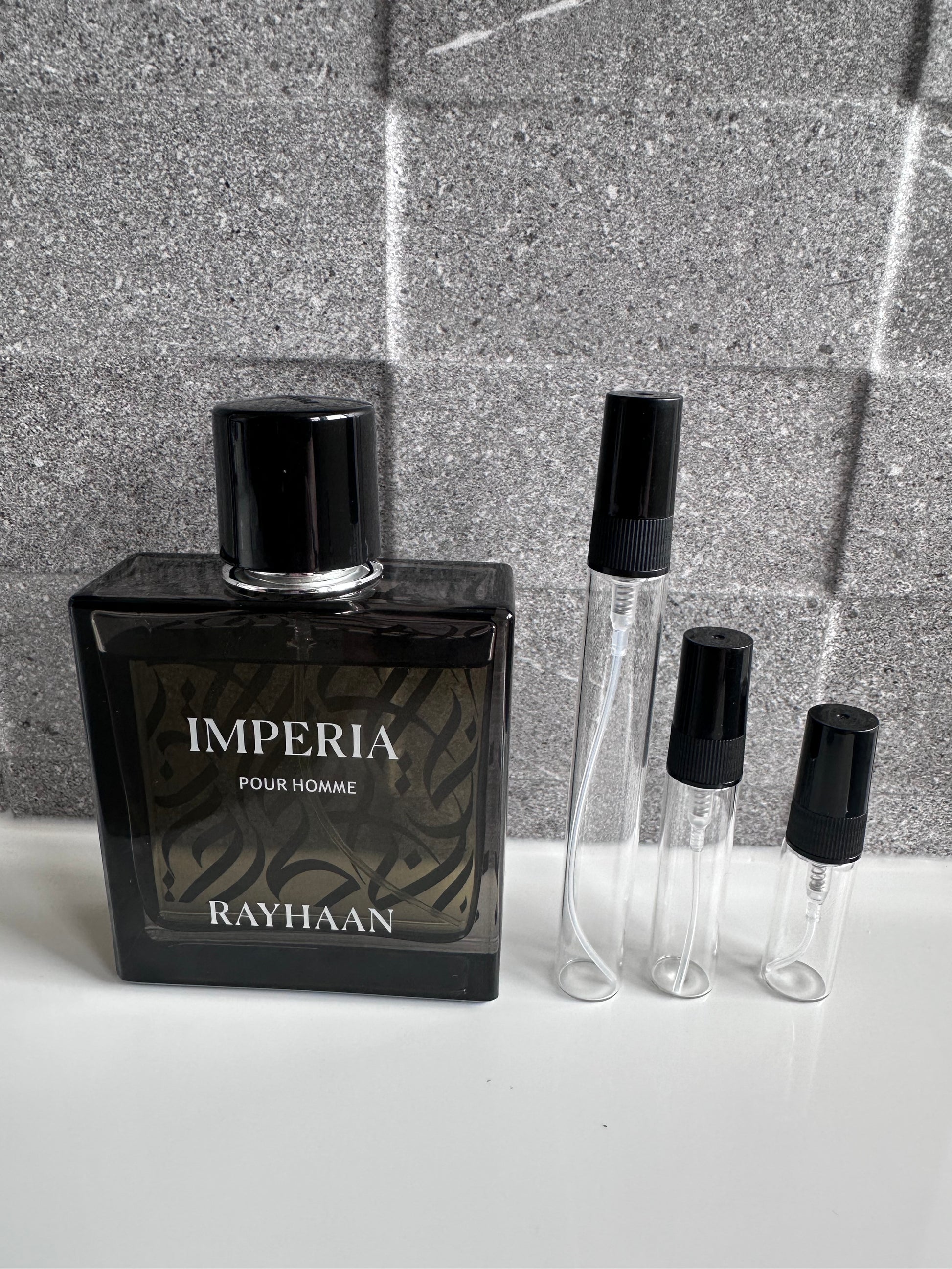 Rayhaan - Imperia perfume decant bottle sizes NZ