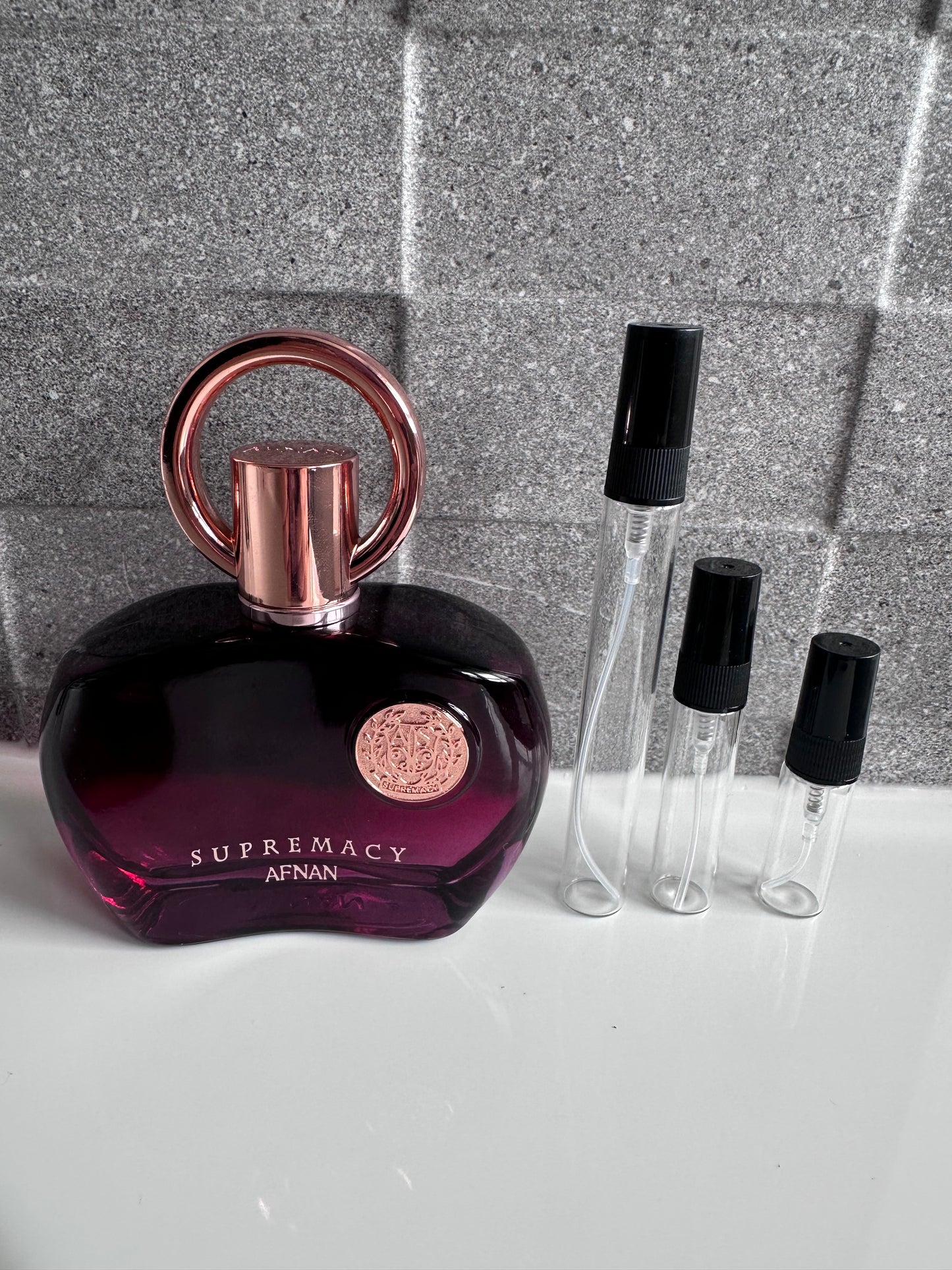 Afnan - Supremacy Purple perfume decant bottle sizes NZ