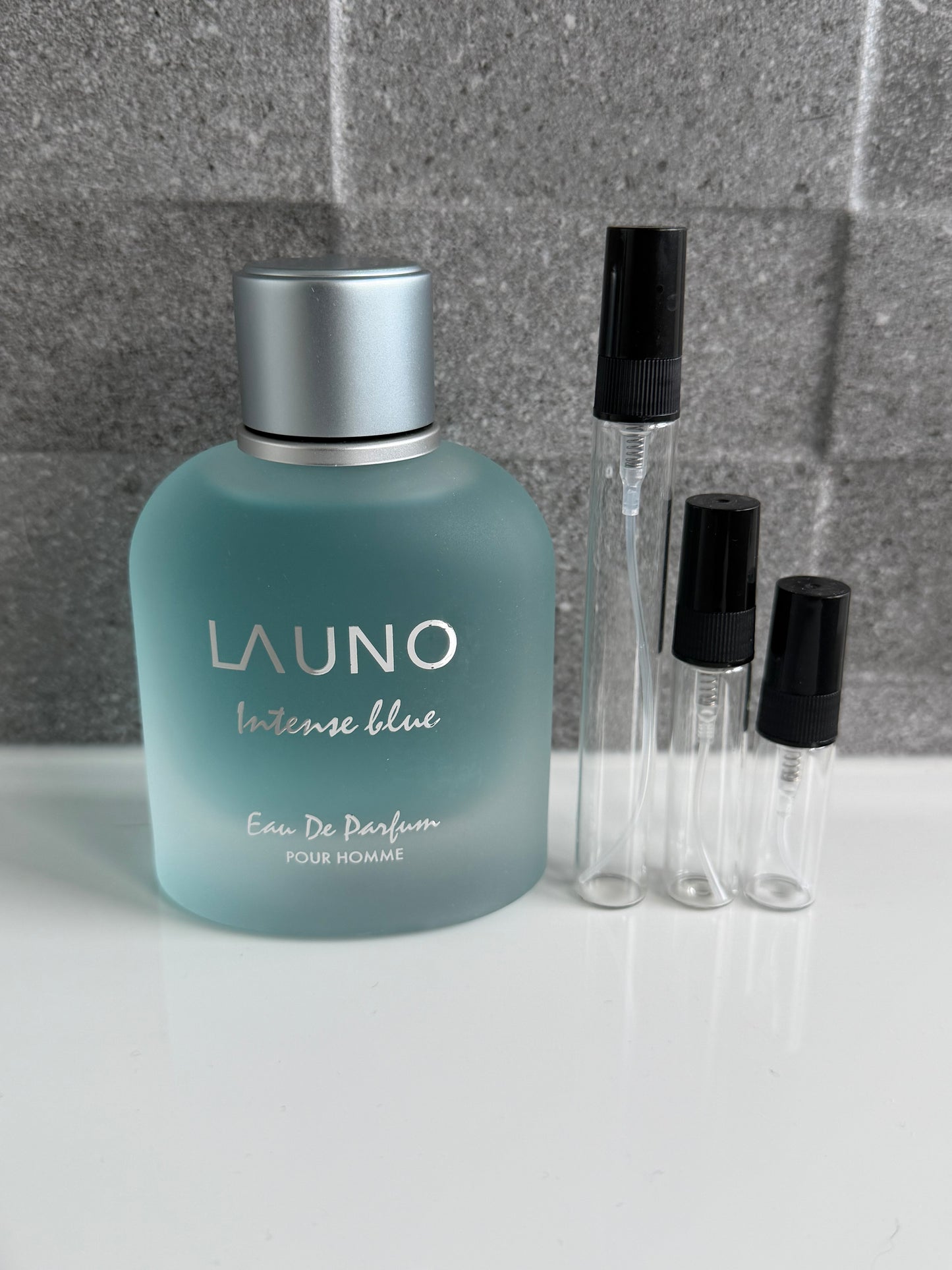 Fragrance World La Uno Intense Blue perfume decant sizes