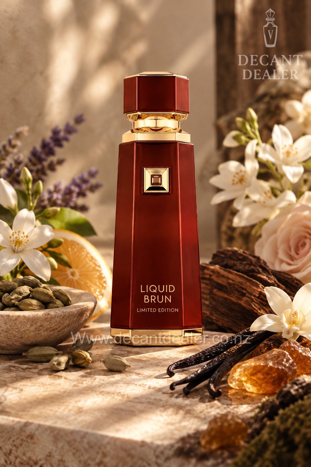 French Avenue Liquid Brun Limited Edition perfume decant dealer NZ promo