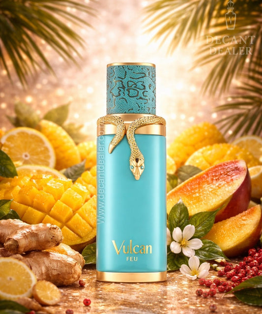 French Avenue Vulcan Feu perfume promo picture Decant Dealer NZ watermarked