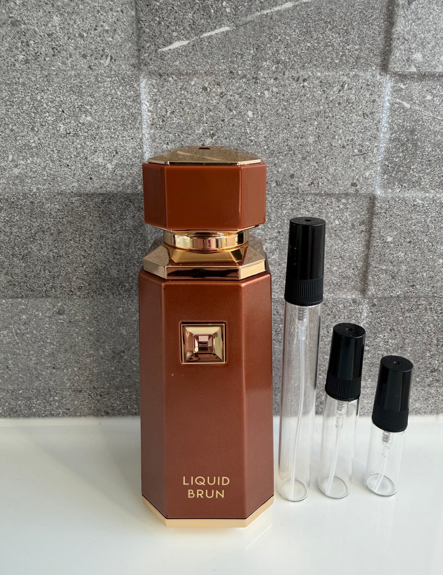 French Avenue - Liquid Brun perfume decant bottle sizes NZ