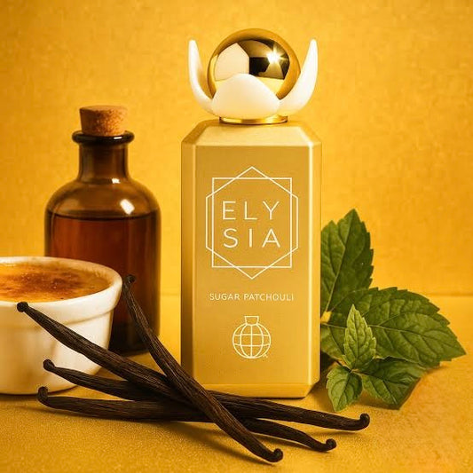 Fragrance World - Elysia Sugar Patchouli promotional image 