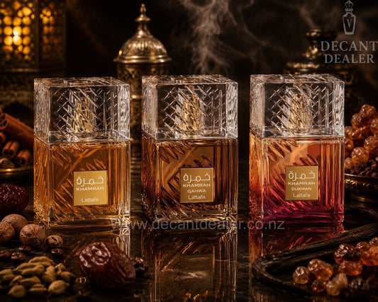 Lattafa Khamrah Discovery Bundle - Three 3ml Decants