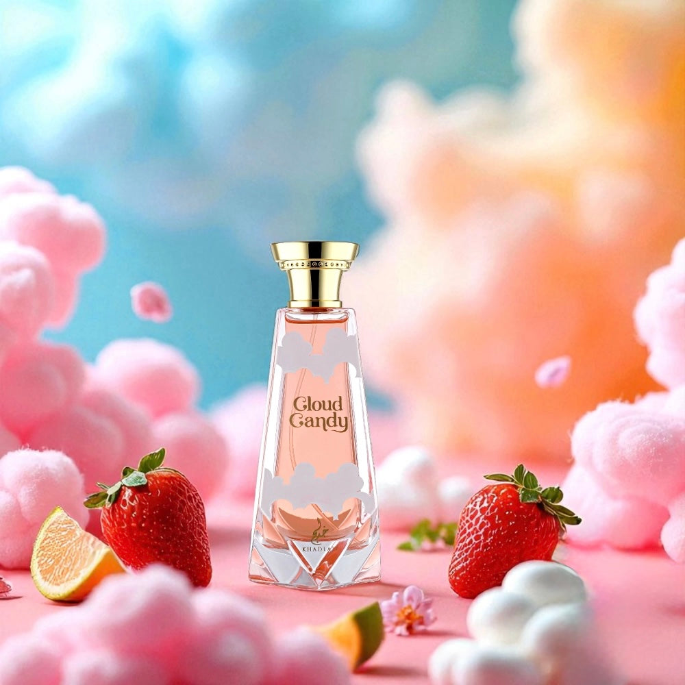 Khadlaj- Cloud Candy perfume promotional image