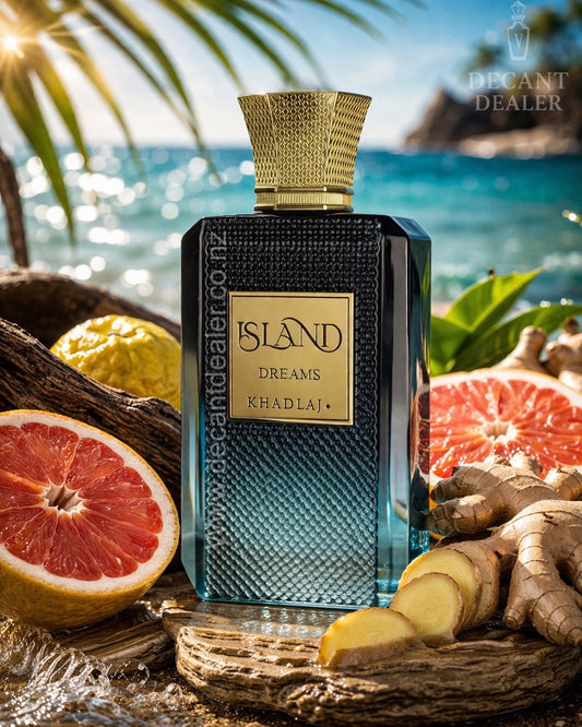 Khadlaj Island Dreams Perfume Decant Dealer NZ Watermarked