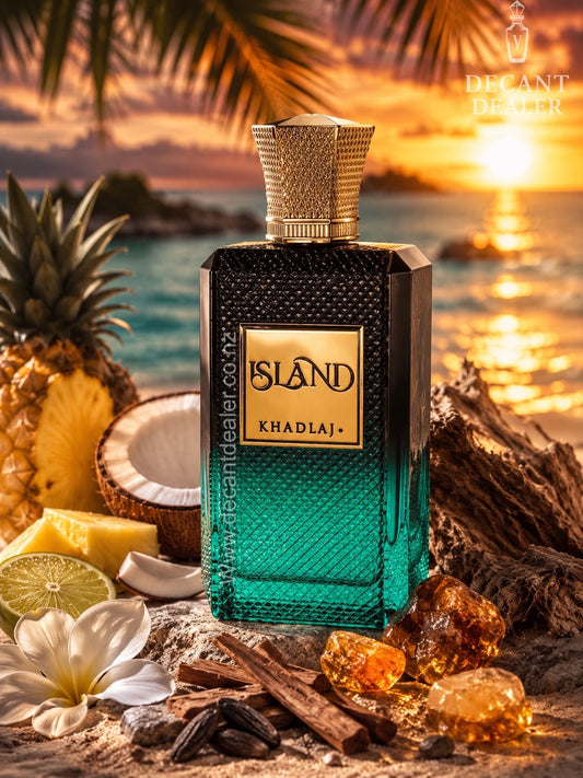 Khadlaj Island Perfume Decant Dealer NZ Promo