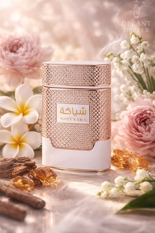 Khadlaj Shiyaaka Rose Gold perfume Decant Dealer NZ watermarked