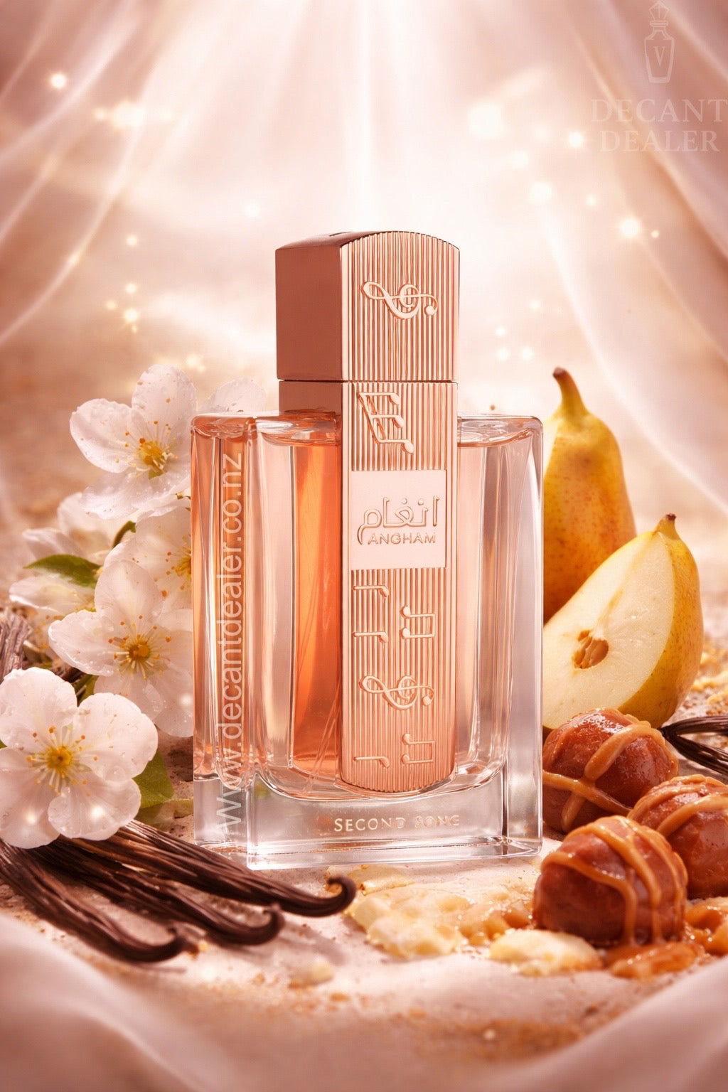 Lattafa Angham Second Song perfume promo pic