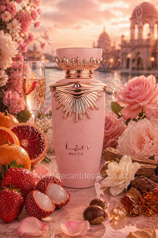 Lattafa Haya perfume Decant Dealer NZ Watermarked