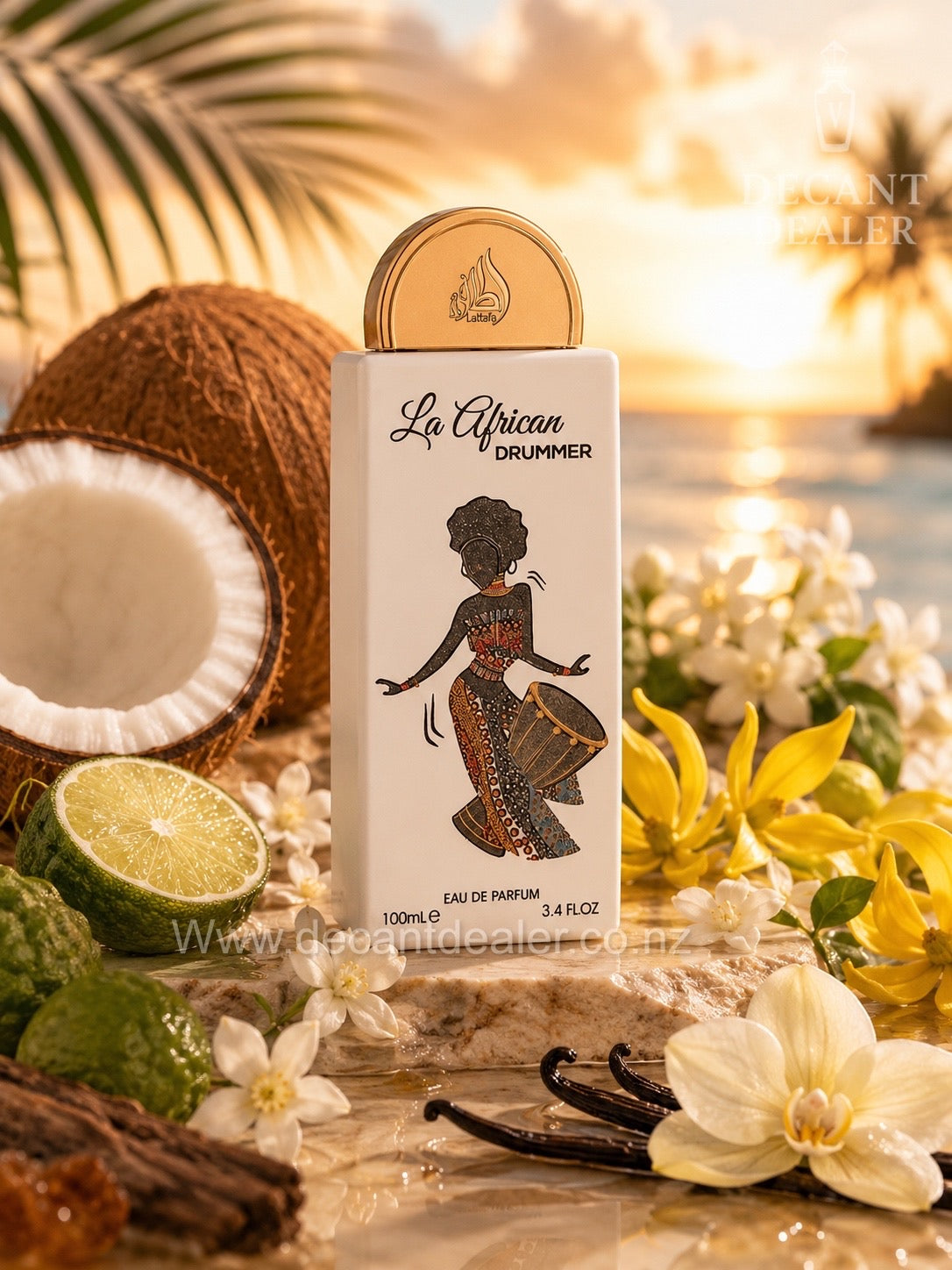 Lattafa La African Drummer perfume decant dealer nz promo