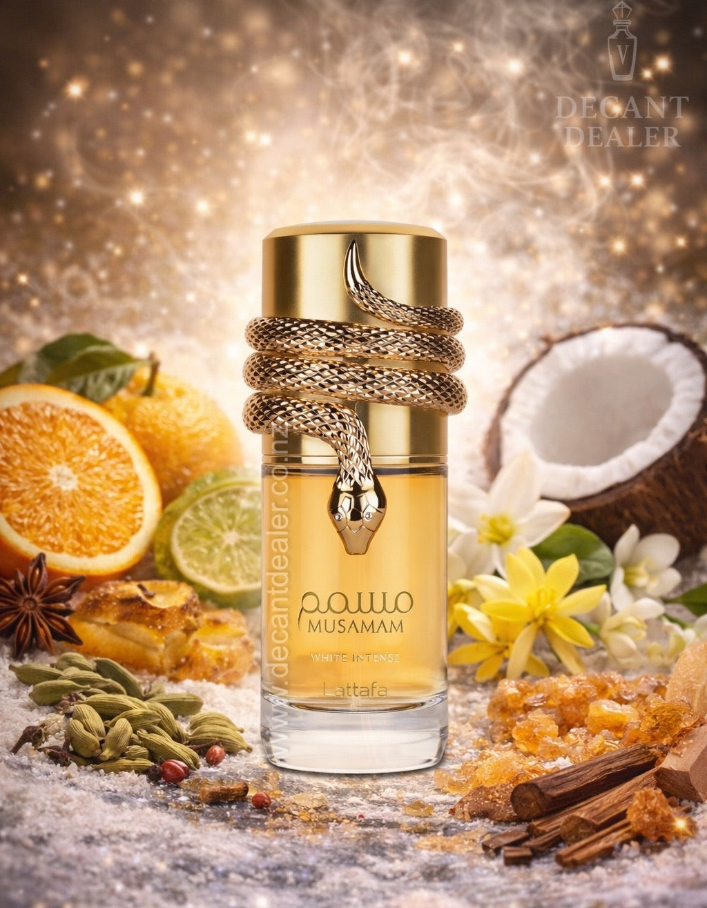 Lattafa Musamam perfume NZ Decant Dealer created watermarked