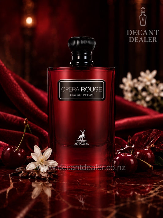 Maison Alhambra Opera Rouge perfume decant dealer nz promo