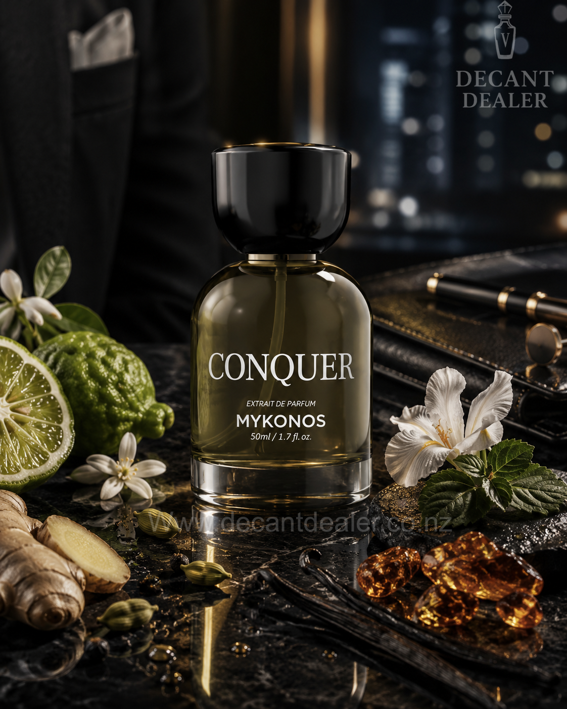 Mykonos Conquer perfume decant dealer nz promo