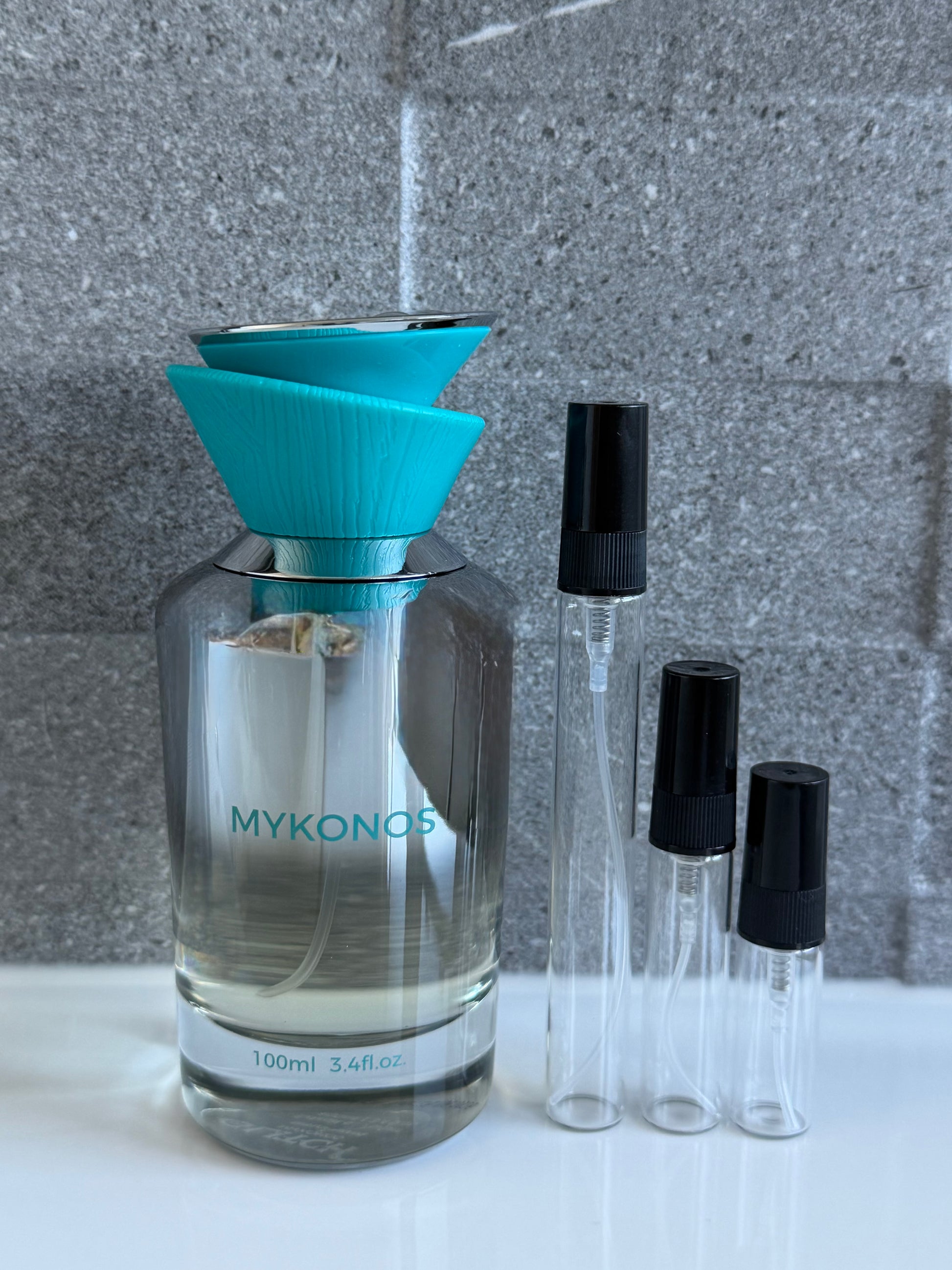 Mykonos Glitch Perfume Decant Sizes