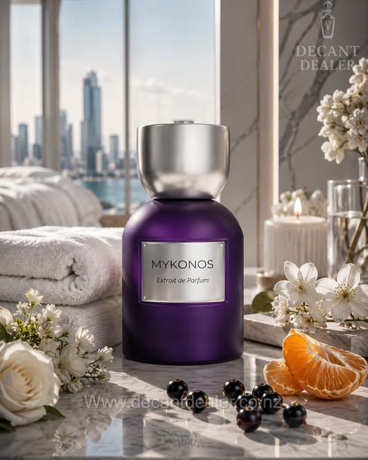 Mykonos Penthouse Perfume Decant Dealer NZ Promo