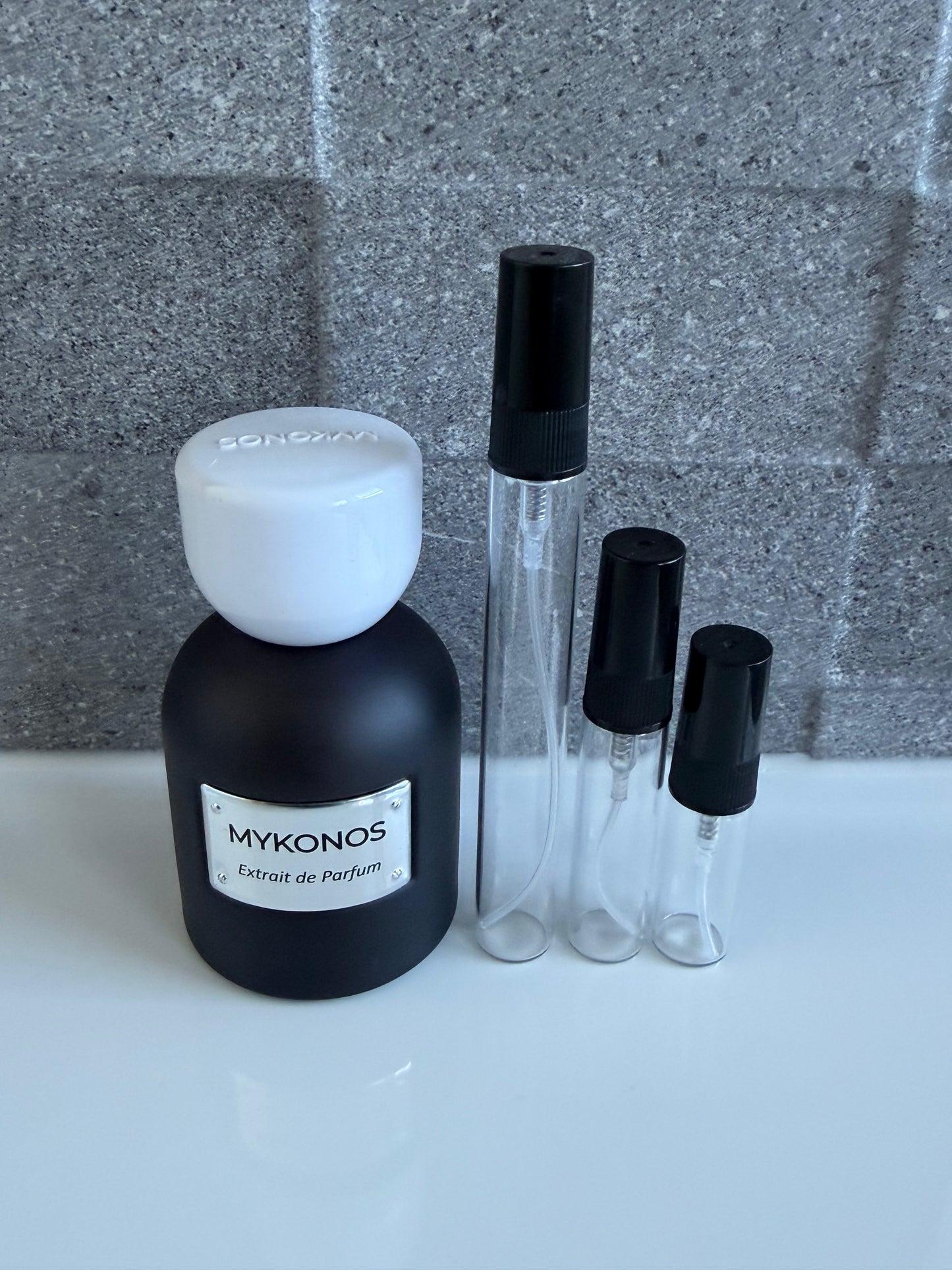 Mykonos Penthouse perfume decant sizes