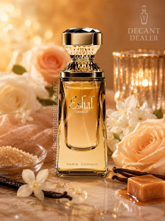 Paris Corner Eshal Vanilla perfume decant dealer nz promo