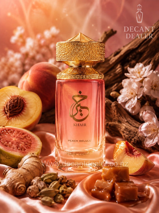 Paris Corner Peach Delulu perfume decant dealer nz promo