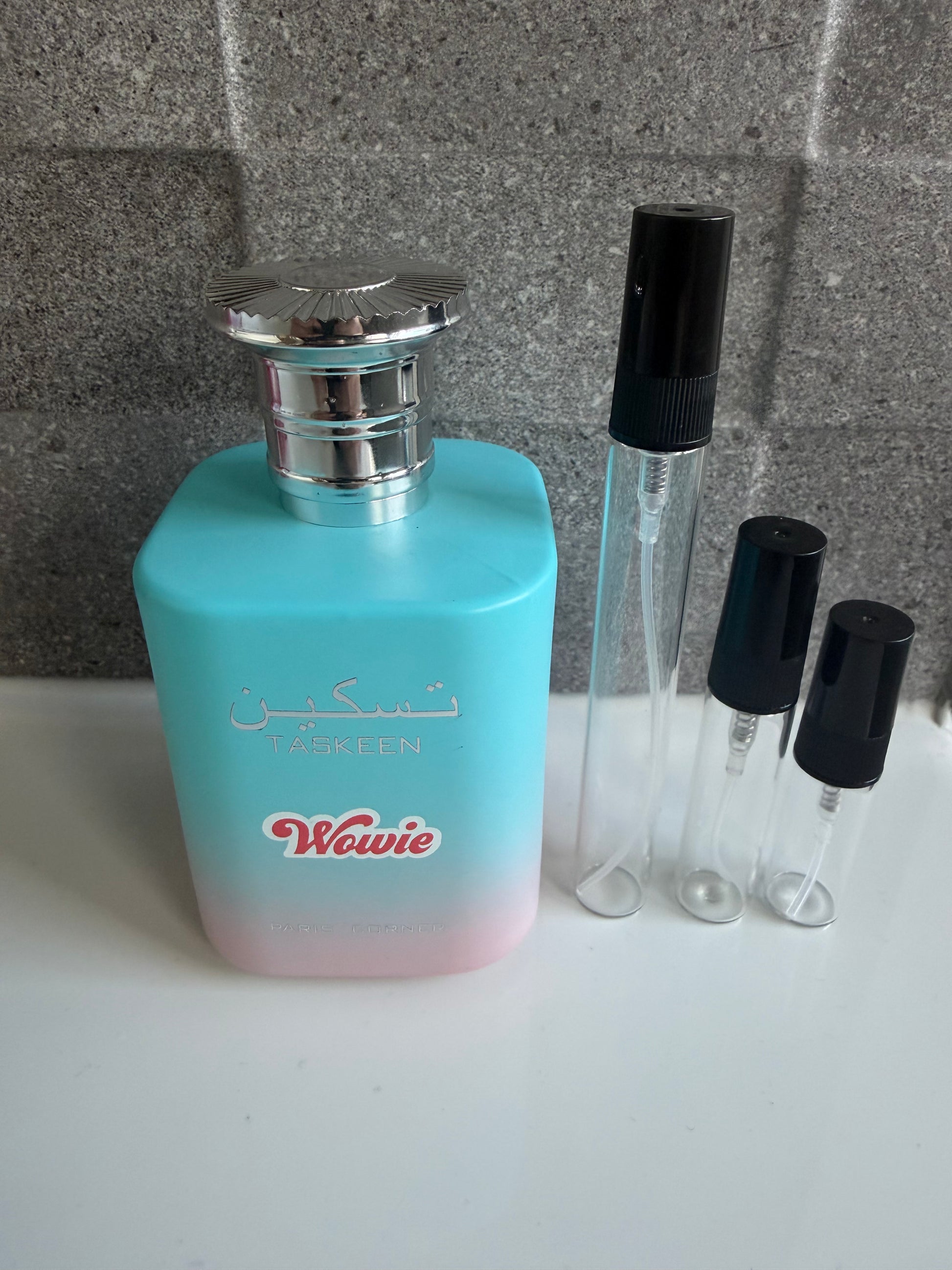 Paris Corner Taskeen Wowie perfume decant NZ