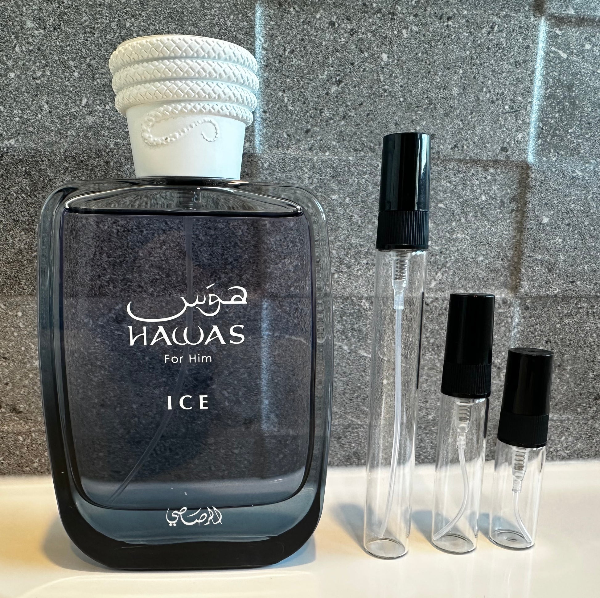 Rasasi Hawas Ice Fragrance Decant Sizes Decant Dealer NZ