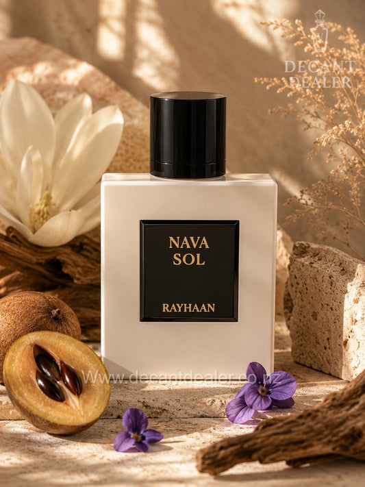 Rayhaan Nava Sol perfume decant dealer NZ promo