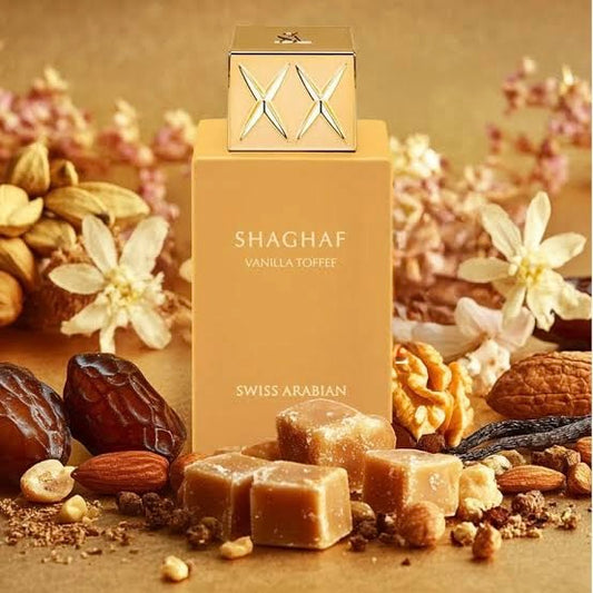 Swiss Arabian Shaghaf Vanilla Toffee promo pic perfume